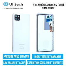 Vitre arrière Samsung Galaxy A12 (A127F/A125F) Blanc Origine