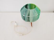 Lampe de chevet scandinave motif vert - Années 60's 70's