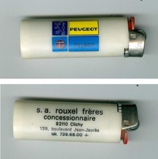 Briquet BIC vintage (non fonctionnel) automobile Peugeot Talbot garage Clichy