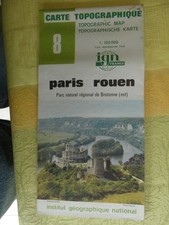 CARTE IGN serie verte 8 paris