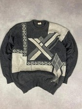 Pull maille vintage 100% laine