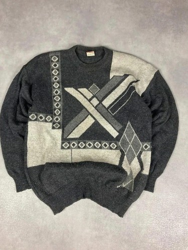 Pull maille vintage 100 - %, laine