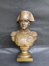 Buste Napoleon 1er Bronze Tampon Société des bronzes de Paris Hauteur 17,5 cms