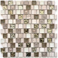 Mosaïque cristal inox verre