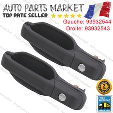 2 Poignée de Porte Avec