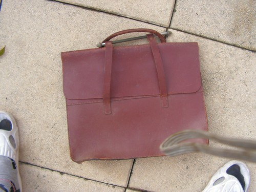 Sacoche cuir vintage - sacoche,