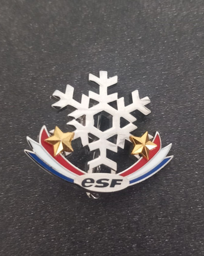 Broche flocon neige deux