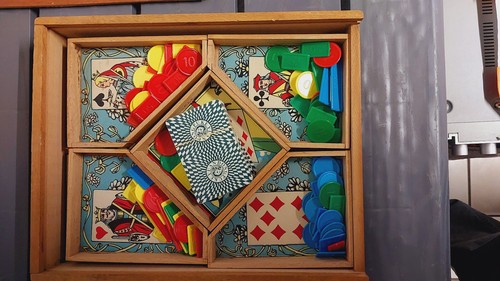 Boîte jeu nain jaune - jeu, de