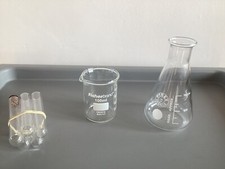 LOT FIOLE LABORATOIRE CHIMIE