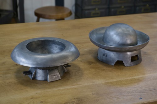 Ancien moule chapeau - à, en