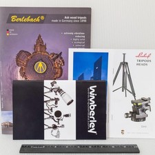 Lot De Brochures De Catalogues De Trépieds De Caméra Berlebach Linhof Wimberley