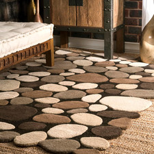 Pebbles Natural/Beige, 2' X