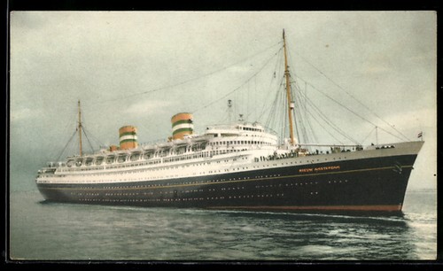 Carte postale paquebot s - paquebot, s.s