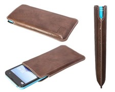 caseroxx Business-Line Poche pour Xiaomi Mi 2 en brun fait de Cuir artificiel