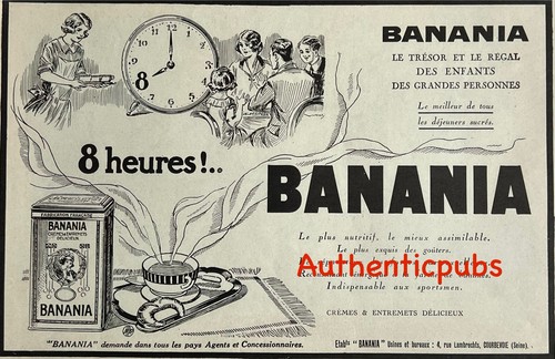 Publicite banania dejeuner - banania,