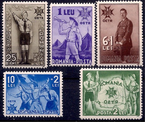 Roumanie 1935 scouts roi carl - scouts,