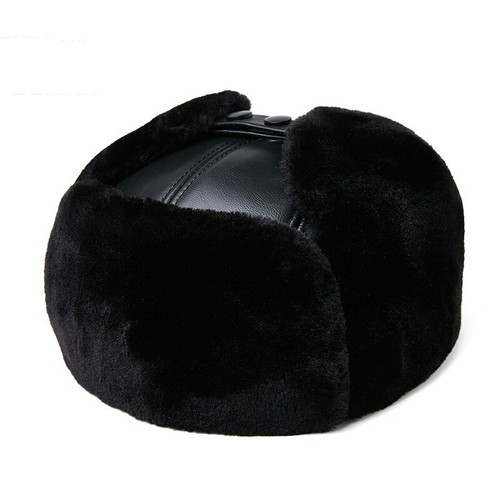 Hommes cuir ski - cuir, chapeau