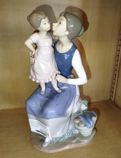 NAO LLADRO SCULPTURE Mere Fille Qui Chouchoutent Porcelaine Statue 22MAG 30/07