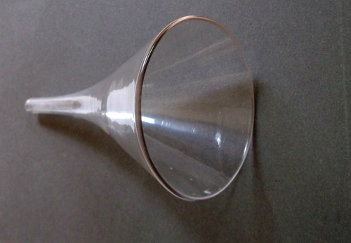 Ancien entonnoir verre - ancien, en
