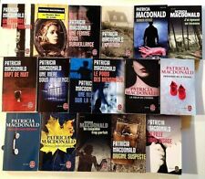 LOT de 17 PATRICIA MACDONALD roman livre policier thriller