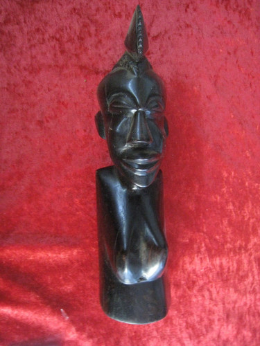 Statue buste ebene - statue, en