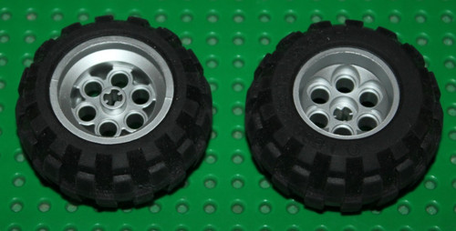 Roues lego technic black - 2,