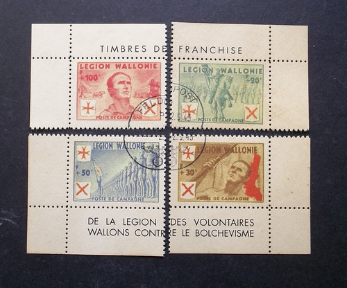 Timbres occupation belgique - timbres,