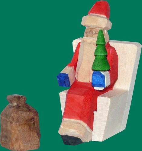 Figurine noël père - figurine,