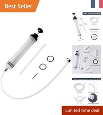 Seringue Automobiles pour Huile et Liquide de Frein - 500cc, Facile à Utiliser