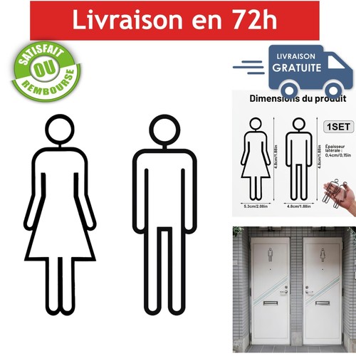Plaques homme femme - homme,