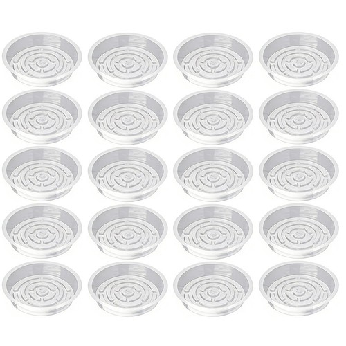 20pcs soucoupes plastique - 20pcs,