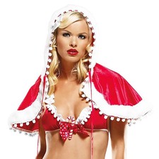 Cape sexy de mère Noël