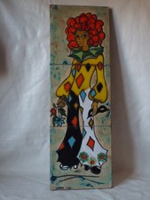 CERAMIQUE VINTAGE/GRANDE PLAQUE SIGNEE VALLAURIS