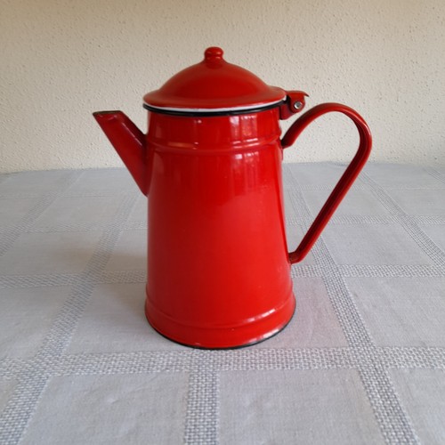 Cafetière ancienne émaillée