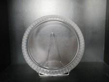 Plateau plat cristal verre mouler Lalique modèle BANTAM  chinon