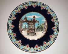Grande assiette craquelée