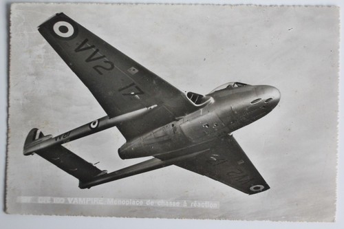 Cpa avion vampire monoplace - vampire,