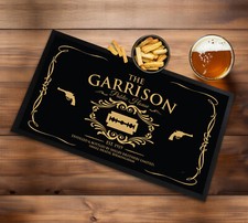 Le Tapis De Bar Vintage Style Garrison Gold Bar Runner