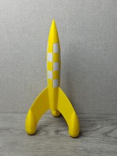 Fusée style Tintin 20 cm -