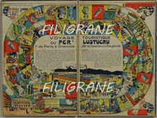 JEU OIE Père LUSTUCRU Rysa - POSTER HQ 45x60cm d'une JEU VINTAGE