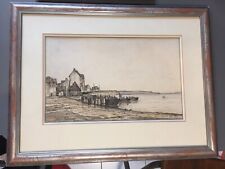 B Aubertin Ancienne Aquarelle