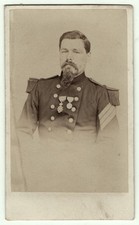 photo cdv militaire médaille