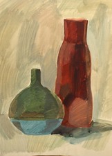 Aquarelle réaliste vintage