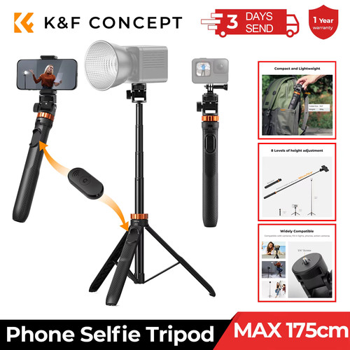 Trépied selfie compact 175cm - trépied,