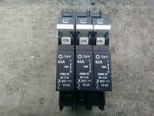 1 x disjoncteur unipolaire 80v continue 63Amp 10kA  CBI courant continue 