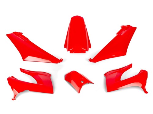 Kit carénages rouge derbi - 6,