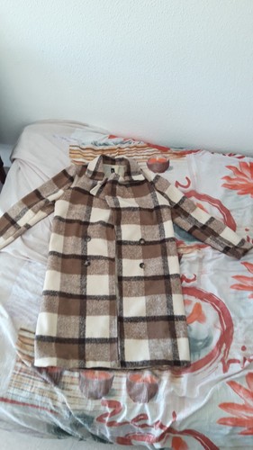 Veste longue carreaux - veste,