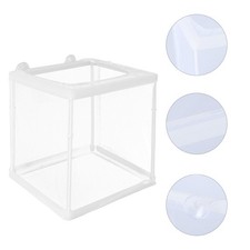 1pc Boîte d'éleveur de poisson Fish Fish Aquarium Home Isolement Box blanc