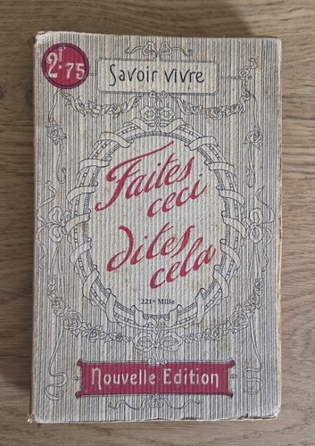 Très vieux livre - , sur