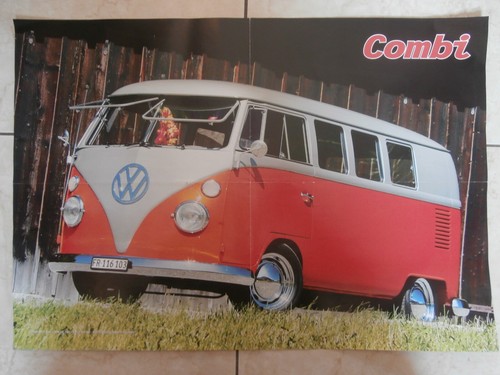Poster volkswagen combi split - poster,